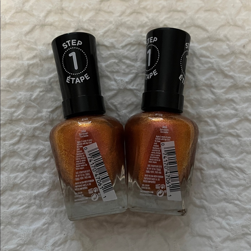 NWT Sally Hansen Nail Polish 382 Sundown Socialite - Picture 3 of 5